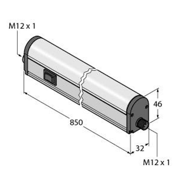 LED Linear Light In the Metal Housing   WLB32C850PBQ image 1