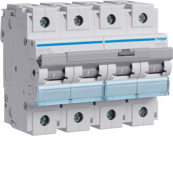 MCB 4P 15kA D-100A 6M image 1