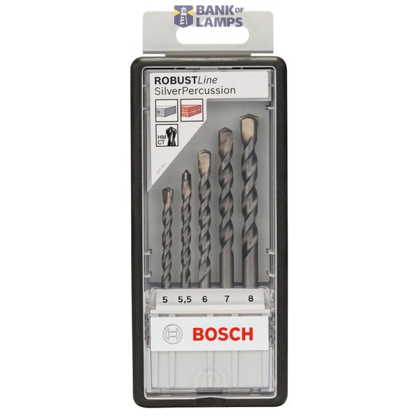 5-piece Robust Line CYL-3 concrete drill bit set 5 - 8 mm image 2