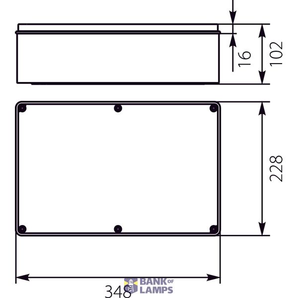 Hermetic box with glands + PMT5 plate image 2