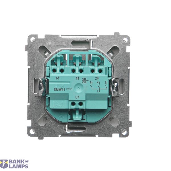 1/2 key without pictogram for electronic products, matt aluminum image 1