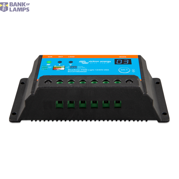 Victron Energy Solar charge control devices BlueSolar PWM-Light Charge Controller 12/24V-20A image 1