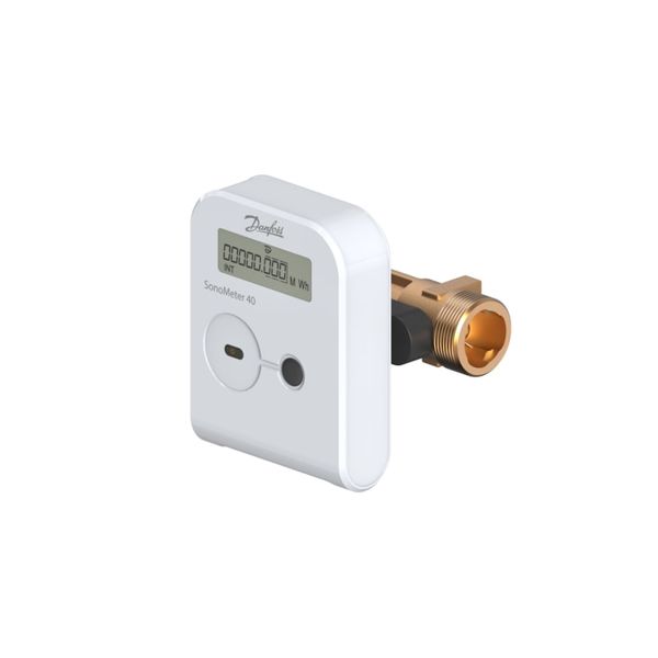 Energy meters, SonoMeter 40, 20 mm, qp [m³/h]: 1.5, Heating, battery 2 x AA-cell, M-Bus, No interface module image 1