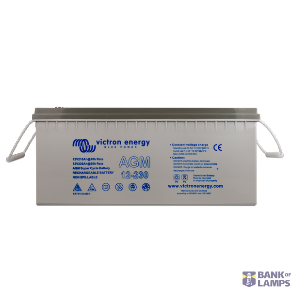 Victron Energy Akumulators 12V/230Ah AGM Super Cycle Batt. (M8) image 1