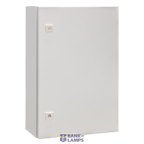 Wall-mounted encl. 1d w/o mounting plate, H600 W400 D210 mm image 1