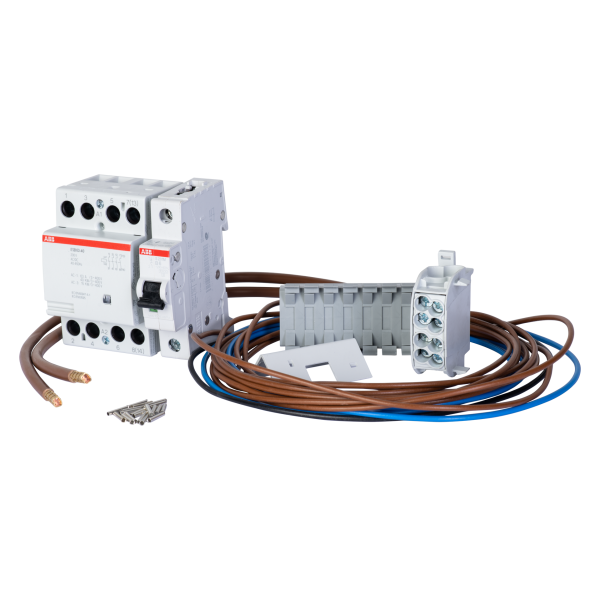WP63 set, contactor 63A4pol., sealing cap, LS6A1pol., including wiring (WP63-Set) image 1