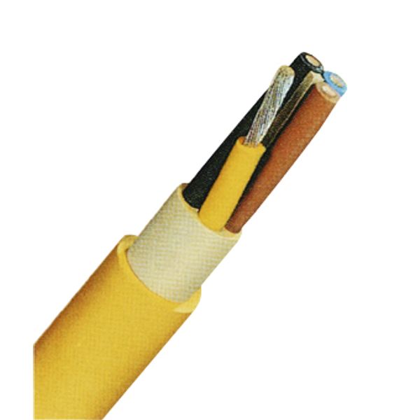 Rubber Sheated Cable NSSH”u-J 4x16 yellow, tinned (The price is shown without markup on metals. Request a quote for accurate information) image 1