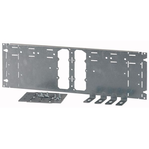 XMN140606-BF-2 Mounting plate for  W = 600 mm, 2xNZM1, vertical image 1