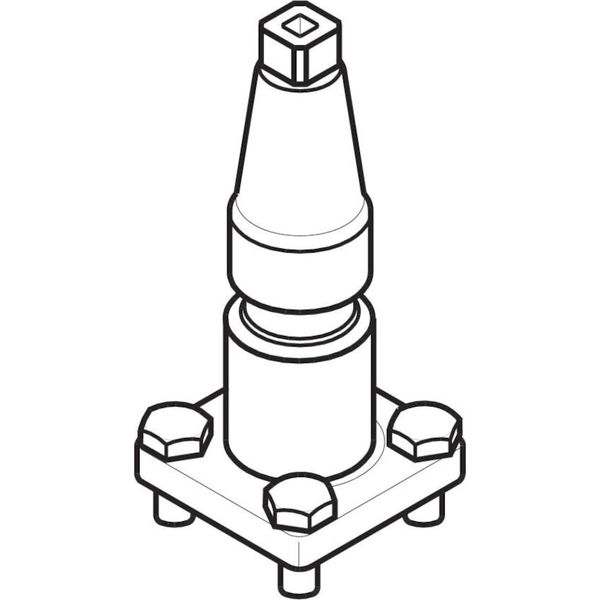 Green CAP+GASKET, ICFN 25 SCA 25-65 image 1