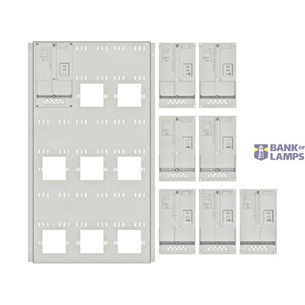 Set Meter box insert 3-rows, 9 meter boards/27 Modul heights image 1