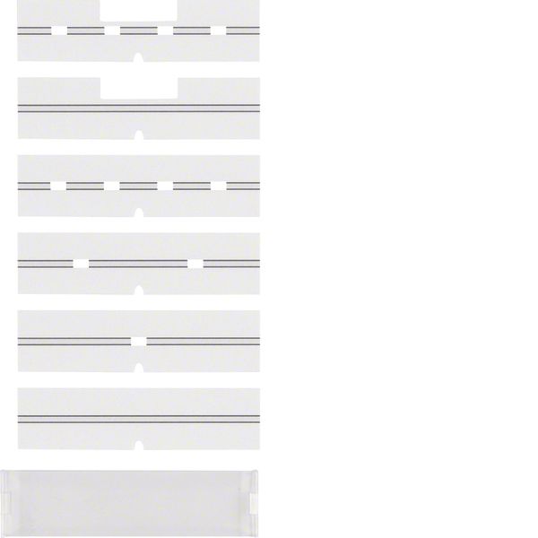 Labeling field, KNX - arsys, grey, trans. image 1
