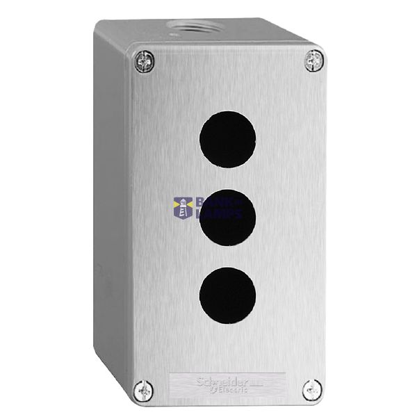 PUSH BUTTON BOX GREY image 1