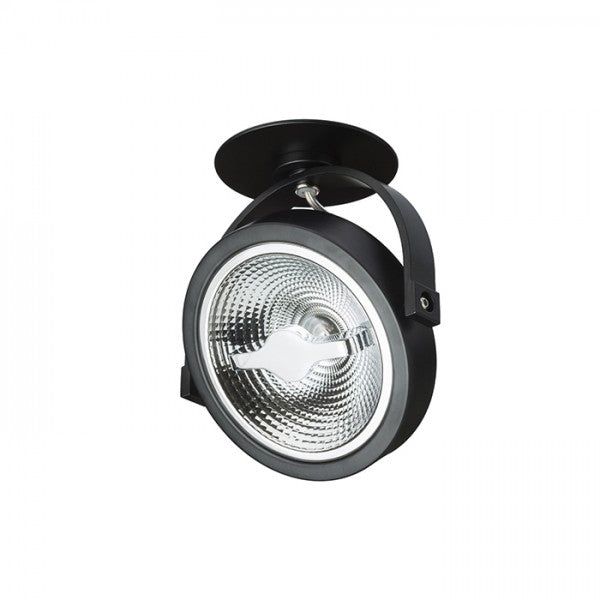KELLY LED DIMM semi-recessed black 230V LED 12W 24° 3000K image 1