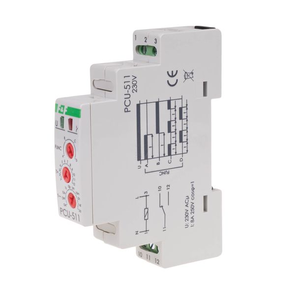 time relay, 1NO/NC contact, 230V image 1