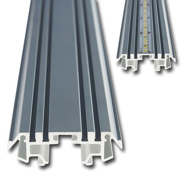 Hanging aluminum profile ZK, diameter 100mm, without diffuser, 2m image 1