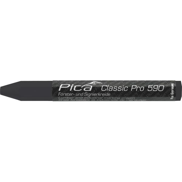 Pica 12st 590/46 Marking Chalk PRO 12x120mm black image 1