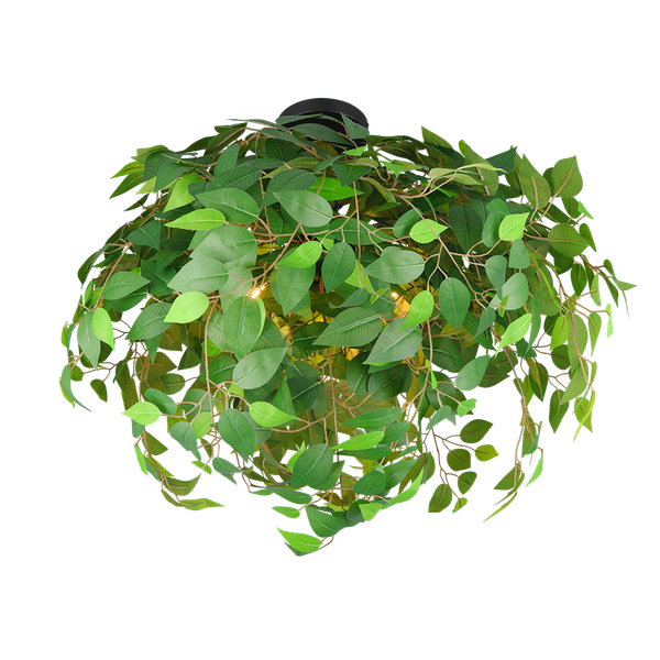 Leavy ceiling lamp 70 cm 3xE14 green image 1