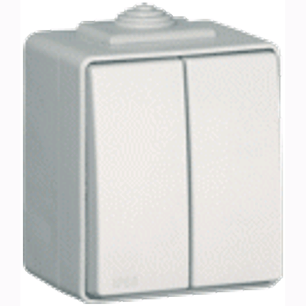 TWO CIRCUITS SWITCH WHITE image 1