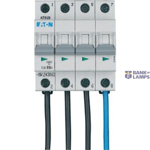 MCB 6kA 4P 16A C-kar FLEX bottom image 2