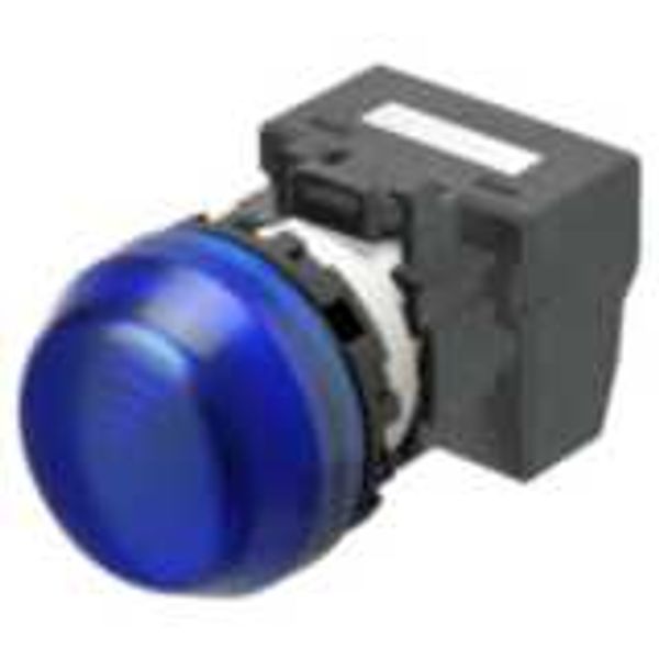 M22N Indicator, Plastic semi-spherical, Blue, Blue, 24 V, push-in term A2265093F image 1