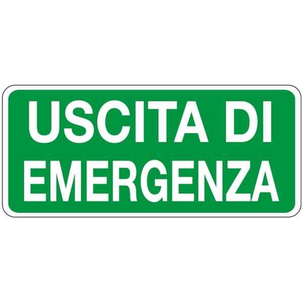 Safety sign - Al - Dimensions: 200x100 mm image 1