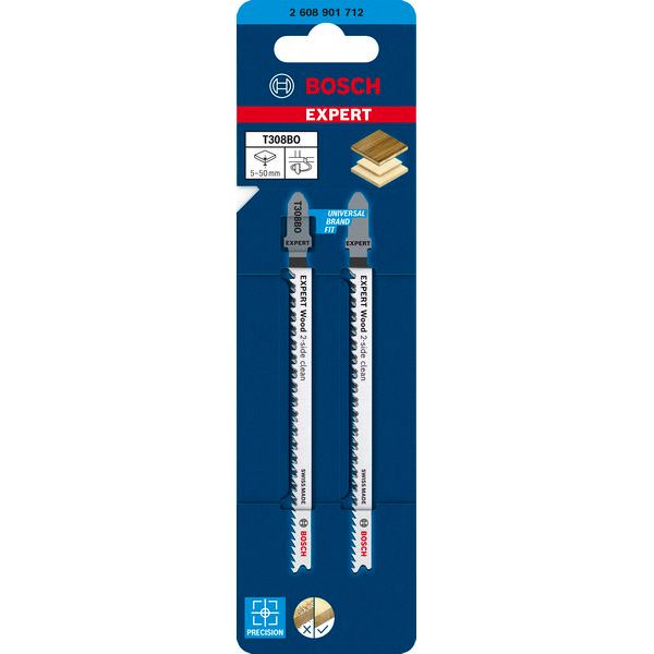 EXPERT Wood 2-side clean T38BO Jigsaw Blade 2-pc 2 pcs. image 2