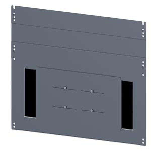 SIVACON, floor, with lateral cable entry, D: 600 mm, W: 600 mm, zinc-plated image 2