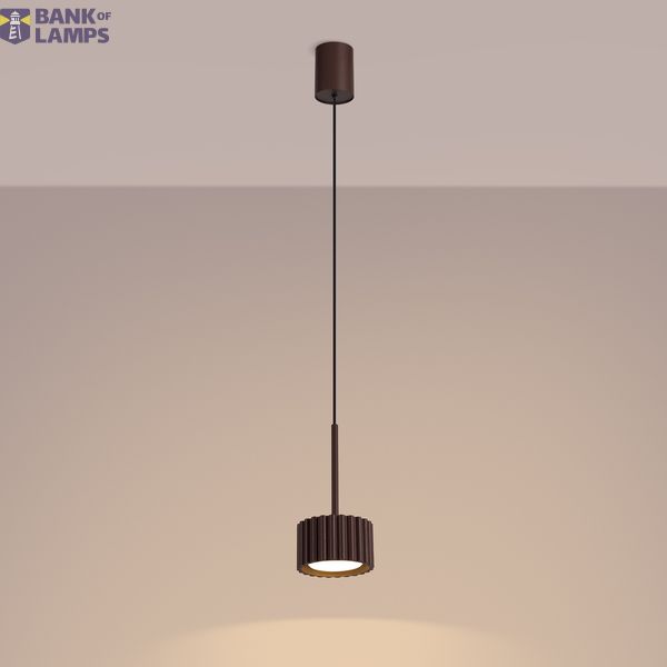 Pendant lamp AURA 1 brown Gx53 image 7