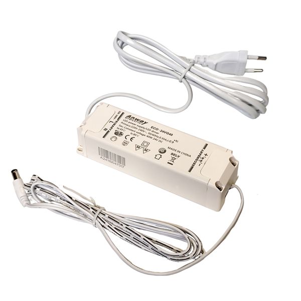 LED Driver 40W 24V AC220-240V (Dimension:137x42,5x29,5mm) image 1