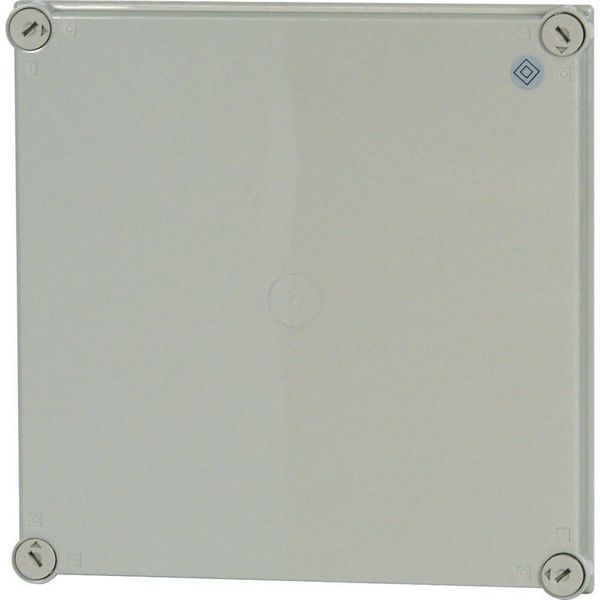 D125-CI44-RAL7035 Covers, RAL7035, HxWxD=375x375x25mm image 3