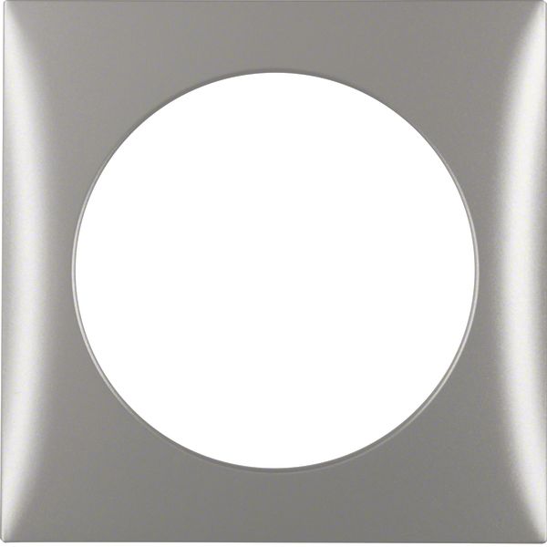 Integro Flow Frame, 1-Gang Chrome Matt Lacquered image 1