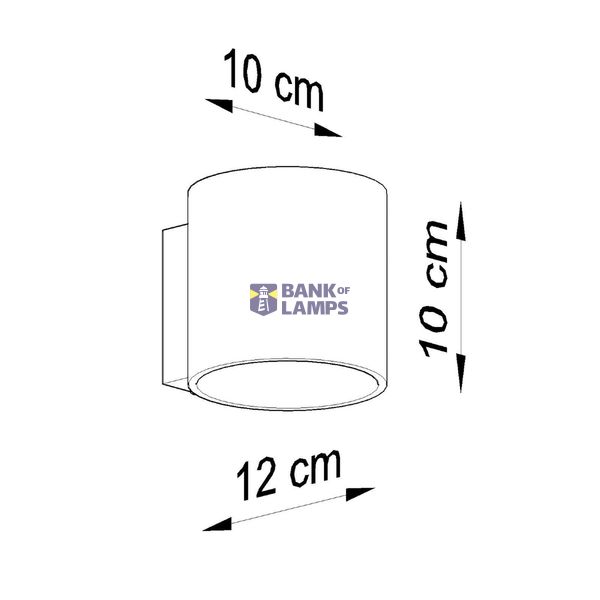 WALL LAMP ORBIS CONCRETE G9 1X40W IP20 image 4
