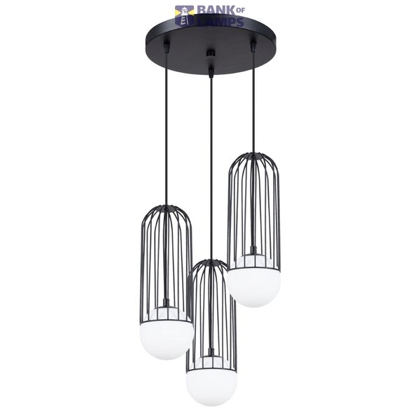 Pendant lamp BRINA  3P black image 1