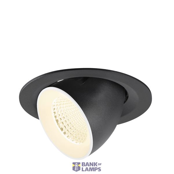 NUMINOS© GIMBLE M, recessed ceiling light, 4000K, 40ø, bl/wh image 1