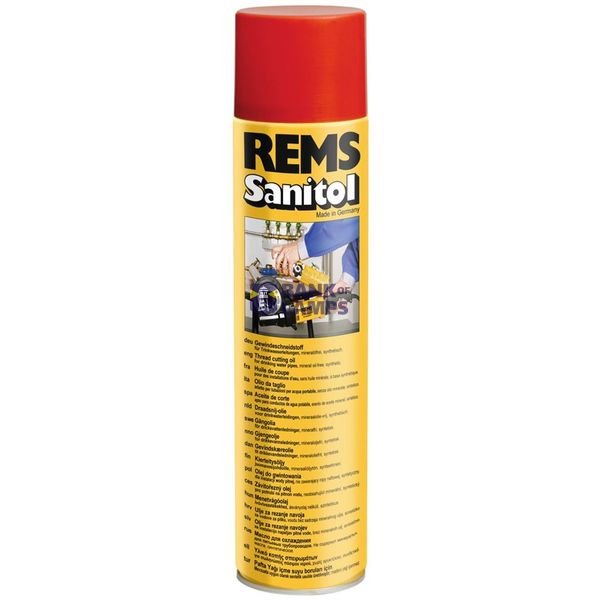REMS Sanitol synthetic thread cutting oil sprayer 600 ml image 1