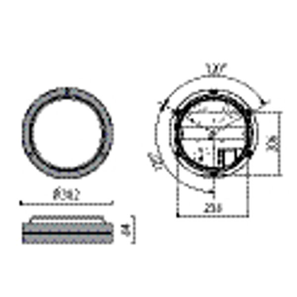 BLIZ ROUND 30 LED 22W 830 GREY image 5