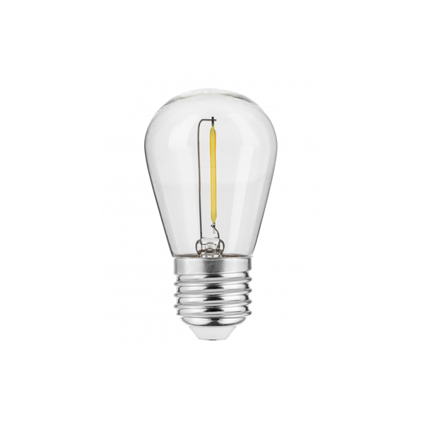 LED Bulb E27, S14, 0.5 W, 50 lm, 2700K, AC180-250V, 360° image 1