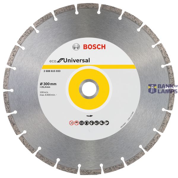 Diamond Cutting Disc ECO For Universal 230x22.23x2.6x7 image 1