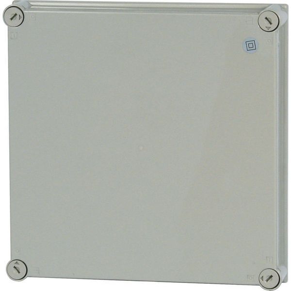 D150-CI44-RAL7035 Covers, RAL7035, HxWxD=375x375x50mm image 2