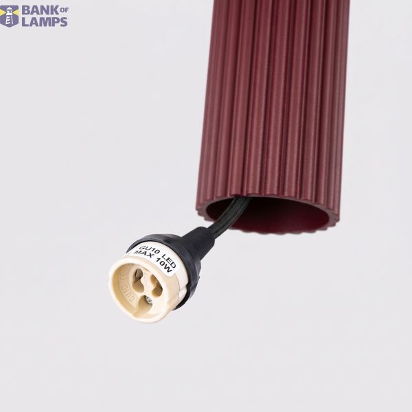 Pendant lamp KARBON 1 burgundy image 9