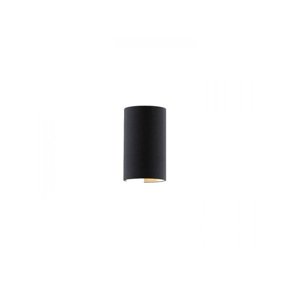 RON W 15/25 wall Polycotton black/white PVC 230V LED E27 15W image 1