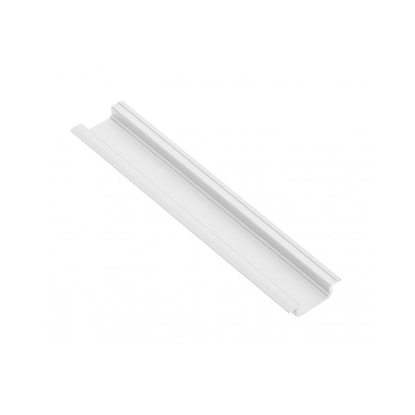 Profile GLAX for LED strip, recessed, 2 m, white image 1