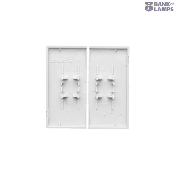 Two gang switch, (module), 16AX, Screw, Silver matt, metalic image 1
