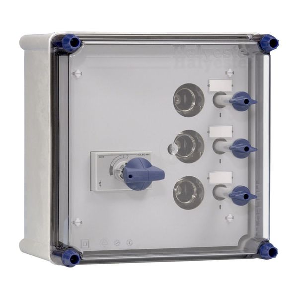Distribution enclosure 1x40A Duco 4p 3xDII+busbars image 4