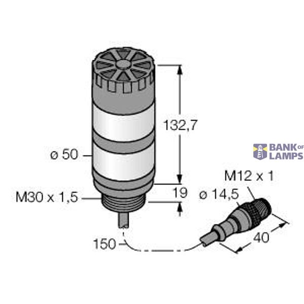 LED Signal Light Tower Light   TL50HGRAQP image 1