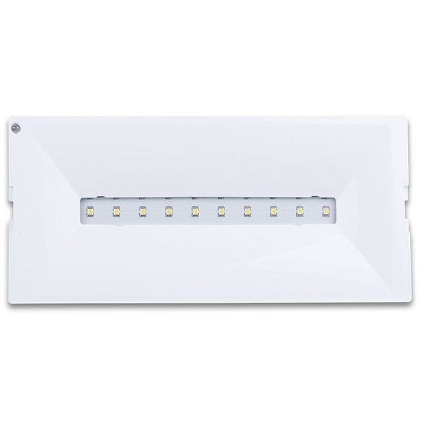 Emergency lamp Shield O 1W IP20 6000K 3h shining in case of failure/permanent image 1