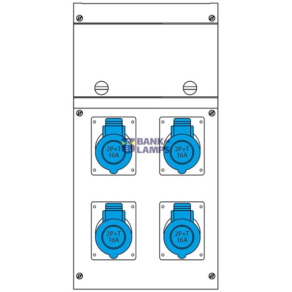 PRESA GRP 3P+N 125A 3H IP66 EX ZONA1/21 image 2