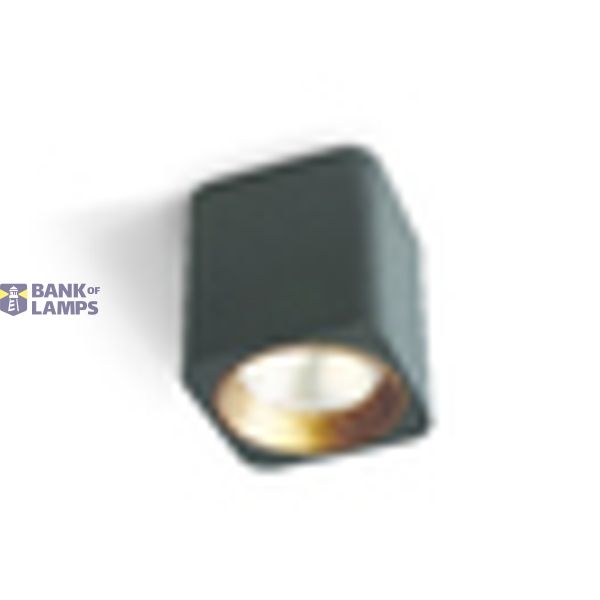 BLACK LED 7W WW 35deg 230V SQUARE DIMMABLE image 2