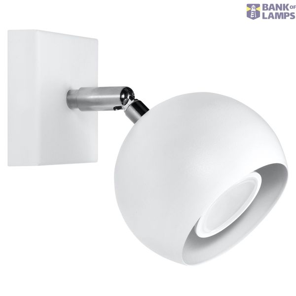 WALL LAMP OCULARE WHITE GU10 1X40W IP20 image 8