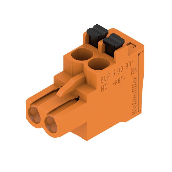 PCB plug-in connector, female plug, 5.00 mm, Number of poles: 2, 90°, PUSH IN with actuator, Clamping range, max. : 3.31 mm², Box image 4